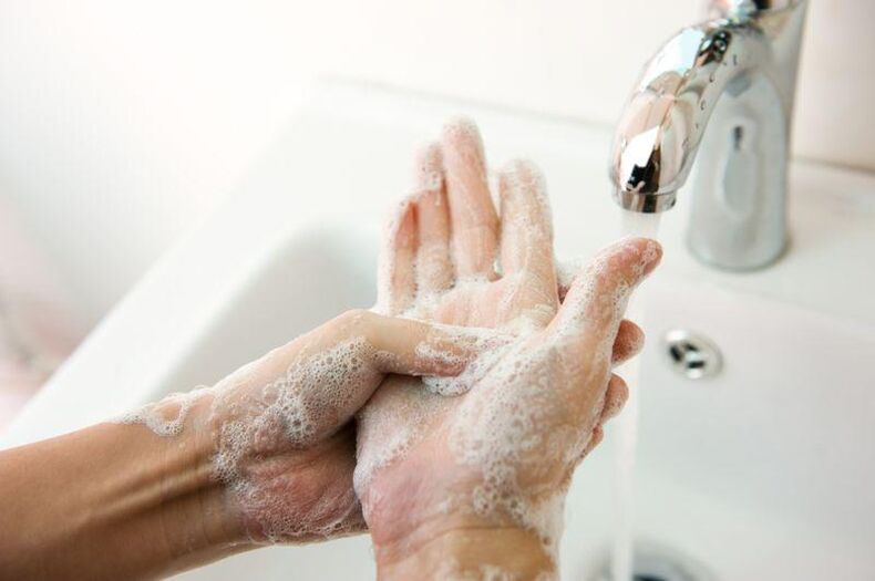 Para prevenir a infecção por parasitas, você deve lavar as mãos.